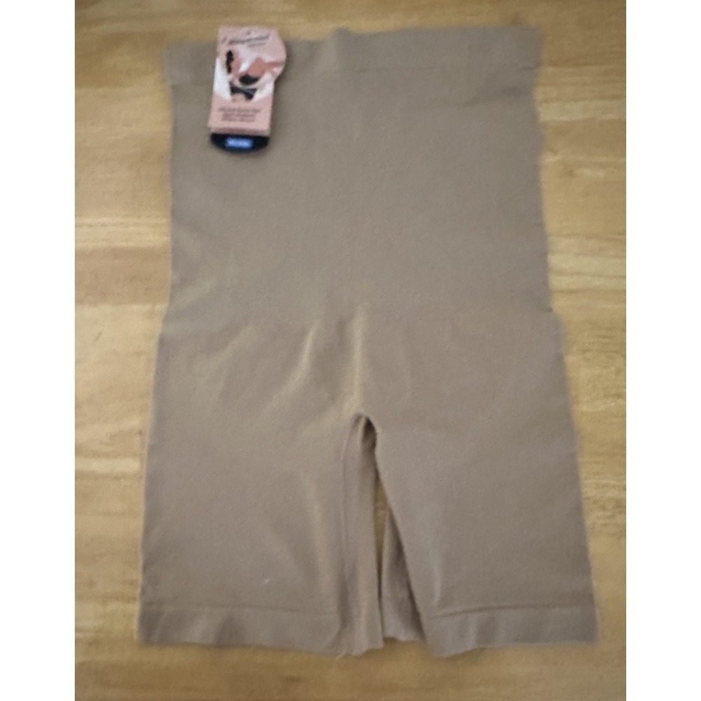 Shapermint Essentials Every Day High-Waisted Shaper Shorts XL/2XL Latte NWT